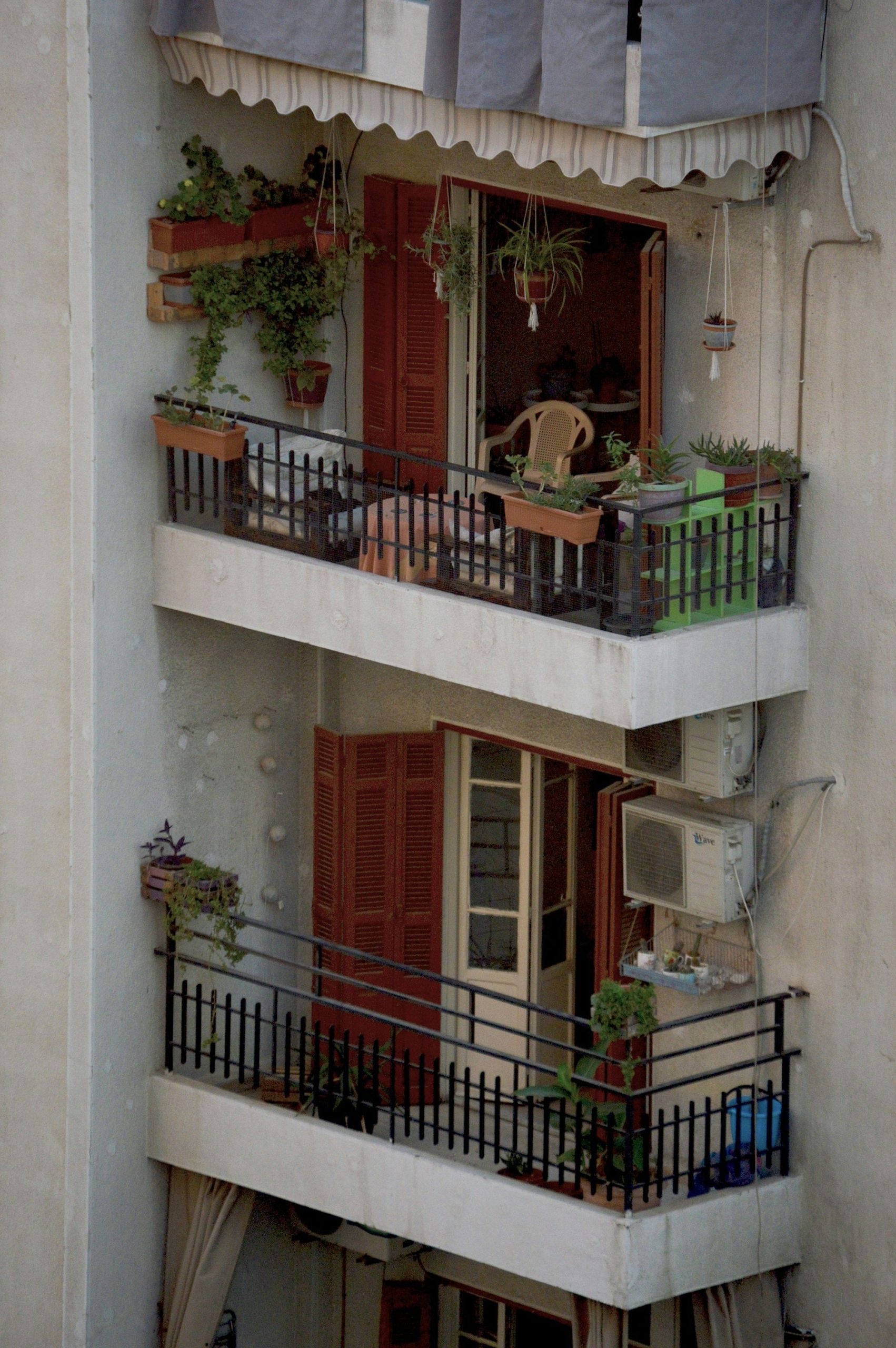 installer un filet sur son balcon